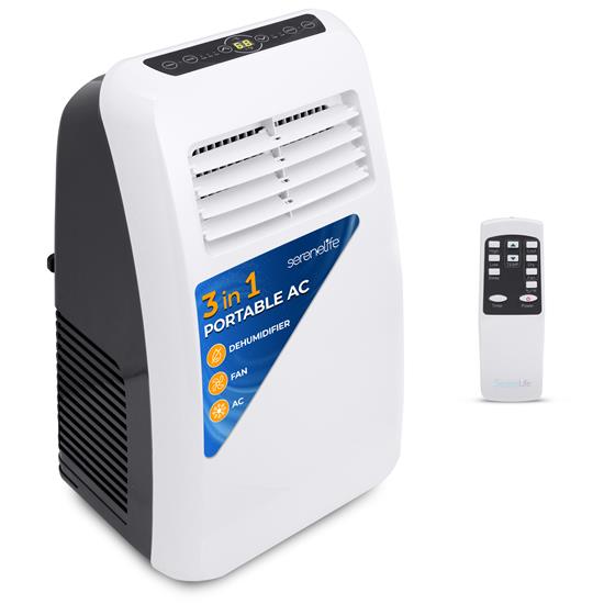 Pyle - SLPAC8 , Home and Office , Cooling Fans , Portable Air Conditioner - Compact Home AC Cooling Unit with Built-in Dehumidifier & Fan Modes, Includes Window Mount Kit (8,000 BTU)