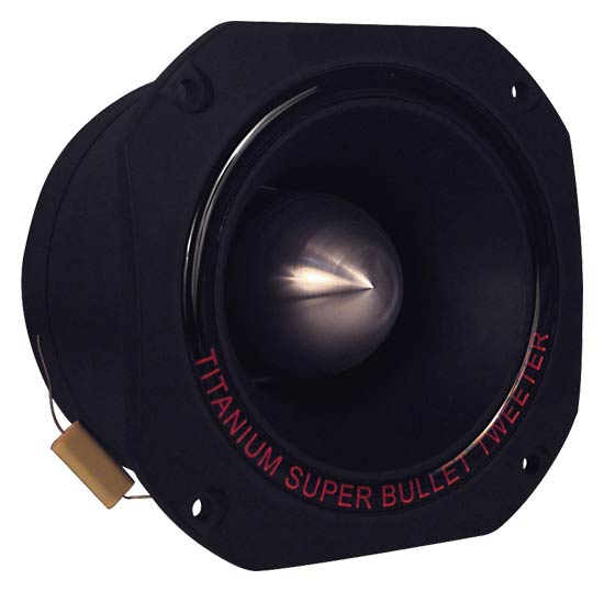 Pyle - TW67 , On the Road , Tweeters , 3'' 1000 Watt Die-Cast Aluminum Titainium Super Tweeter