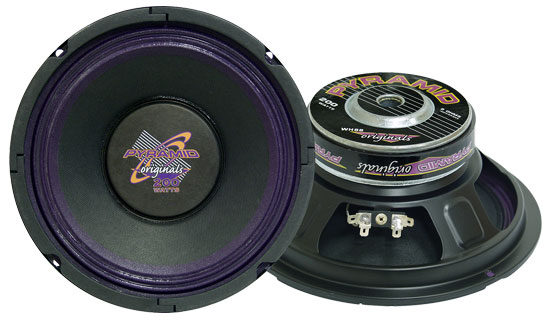 Pyle - WH88 , On the Road , Vehicle Subwoofers , 8'' 250 Watt High Power Paper Cone 8 Ohm Subwoofer